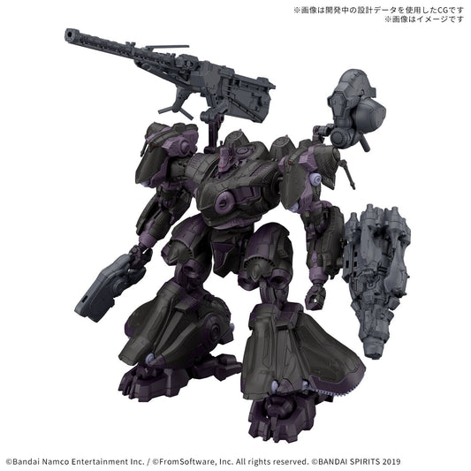 30MM VE-40A Open Faith model kit from Armored Core VI, featuring detailed armor, weapons, and customizable parts for easy assembly and display