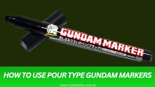 How to use pour type Gundam markers