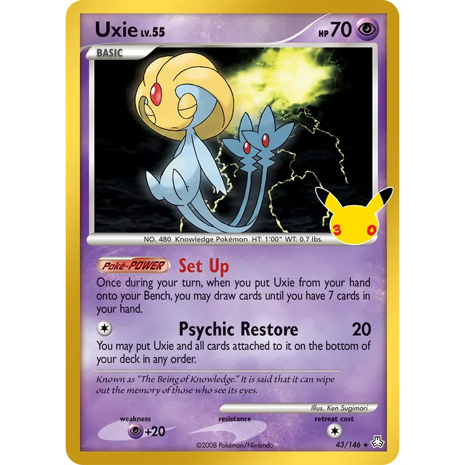 Uxie - 43/146 Classic Collection