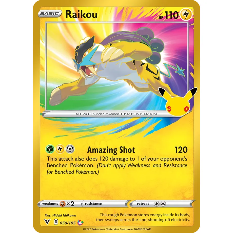 Raikou - 050/185 Classic Collection ME:30th Anniversary