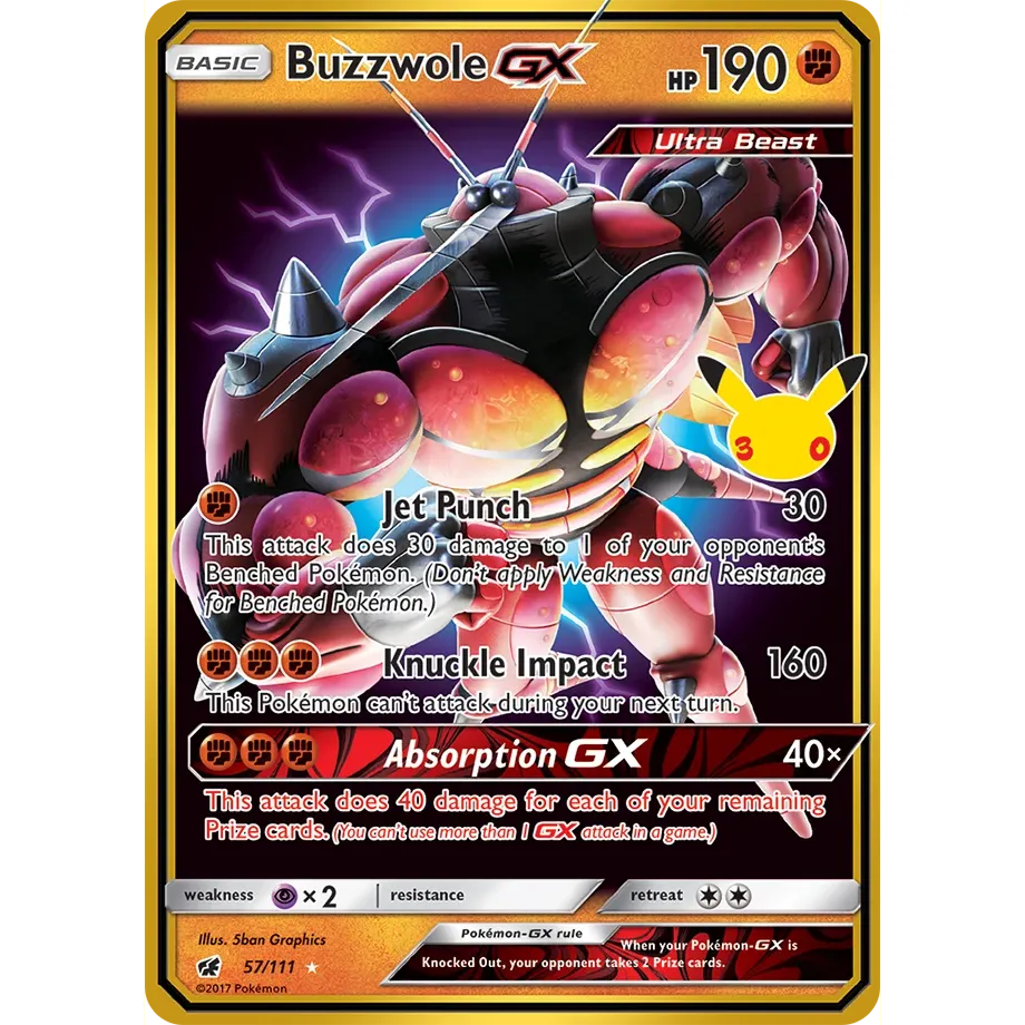 Buzzwole-GX - 57/111 Classic Collection