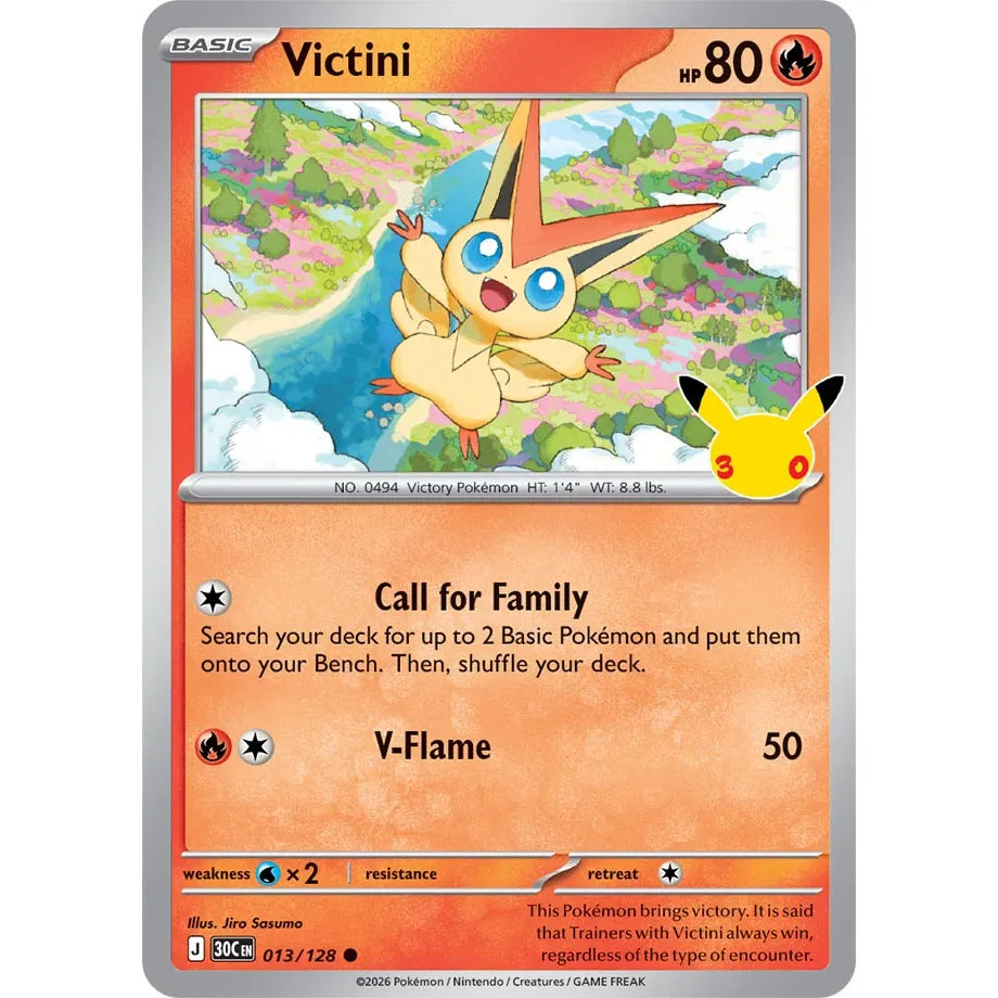 Victini - 013/128 Common ME:30th Anniversary