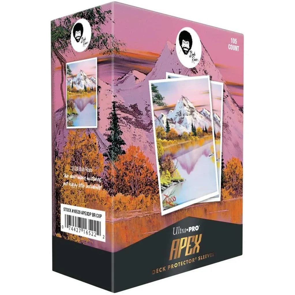 Ultra Pro Bob Ross Mighty Mountain Lake 105ct APEX Deck Protector Sleeves