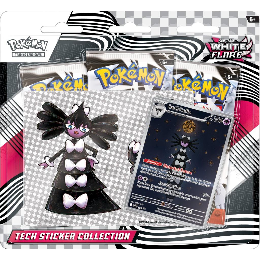 Pokemon TCG Scarlet & Violet 10.5 White Flare Tech Sticker Blister