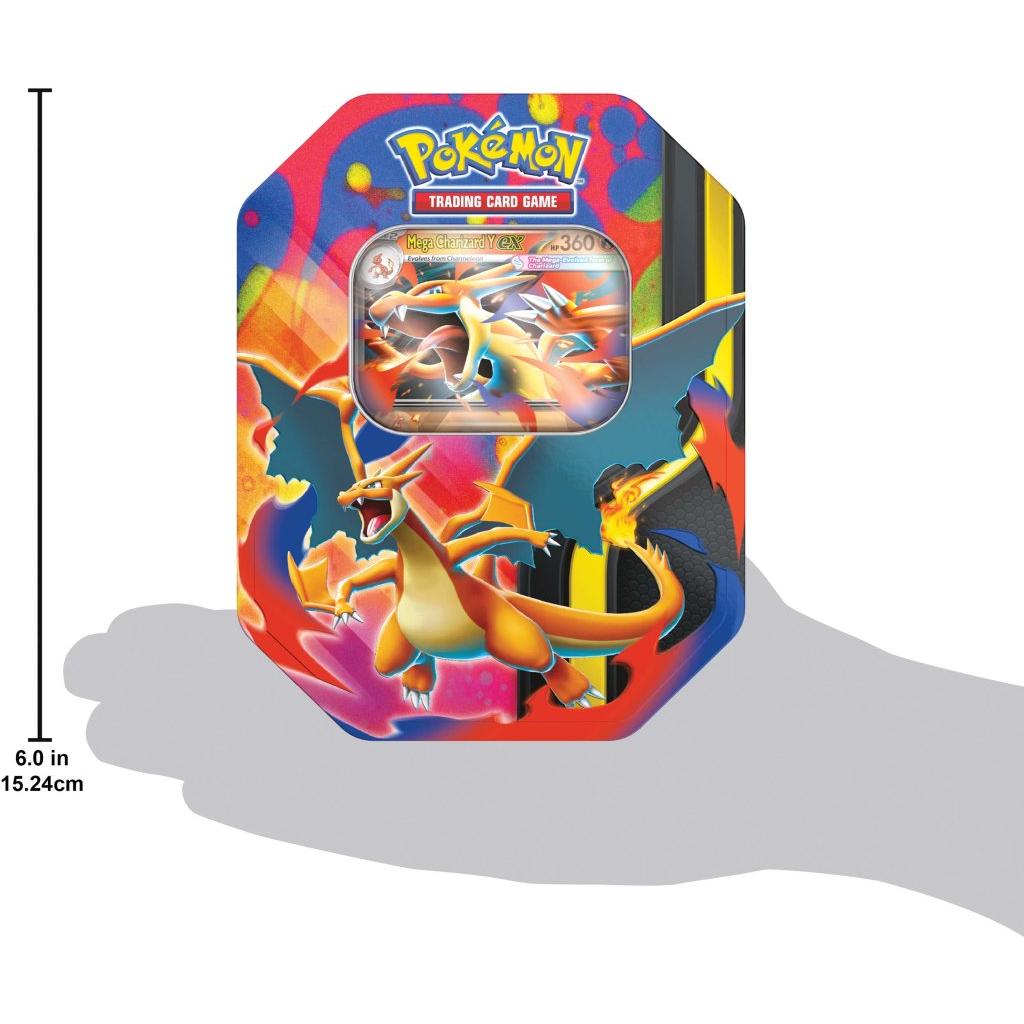 Pokemon TCG Mega Charizard ex Tins