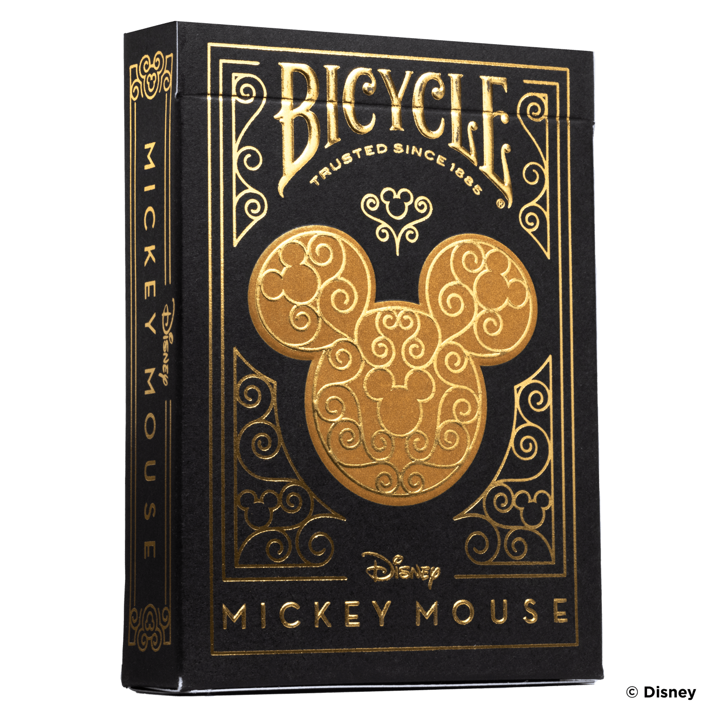 Bicycle Disney Black & Gold Mickey Playing Cards Display