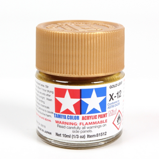 TAMIYA ACRYLIC MINI X-12 GOLD LEAF