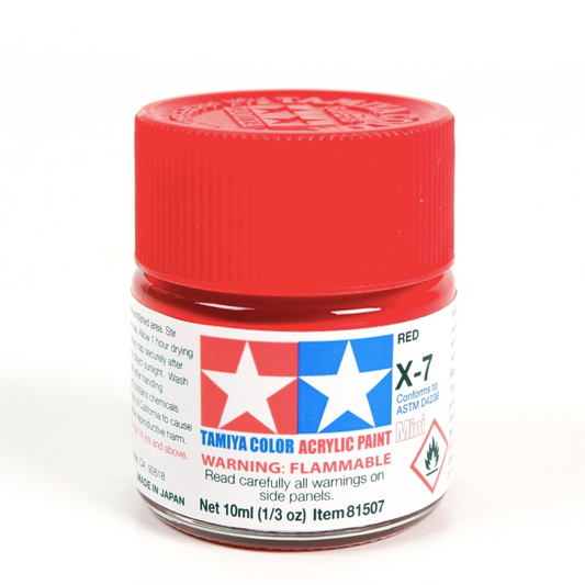TAMIYA ACRYLIC MINI X-7 RED