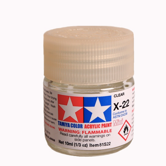 TAMIYA ACRYLIC MINI X-22 CLEAR