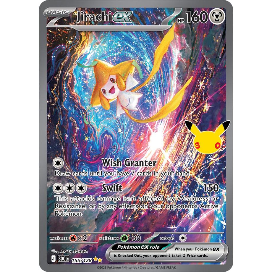 Jirachi ex - 155/128 Special Illustration Rare