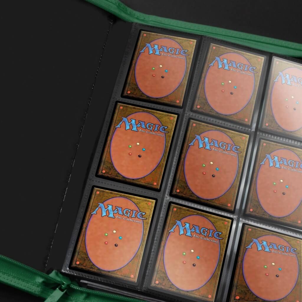 ULTRA PRO Vivid 9-Pocket Zippered PRO-Binder - Cool Matcha