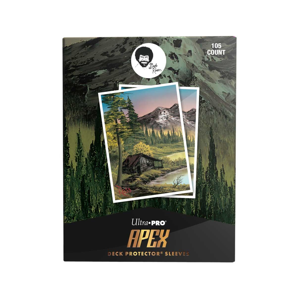 Ultra Pro Bob Ross Mountain Retreat 105ct APEX Deck Protector Sleeves