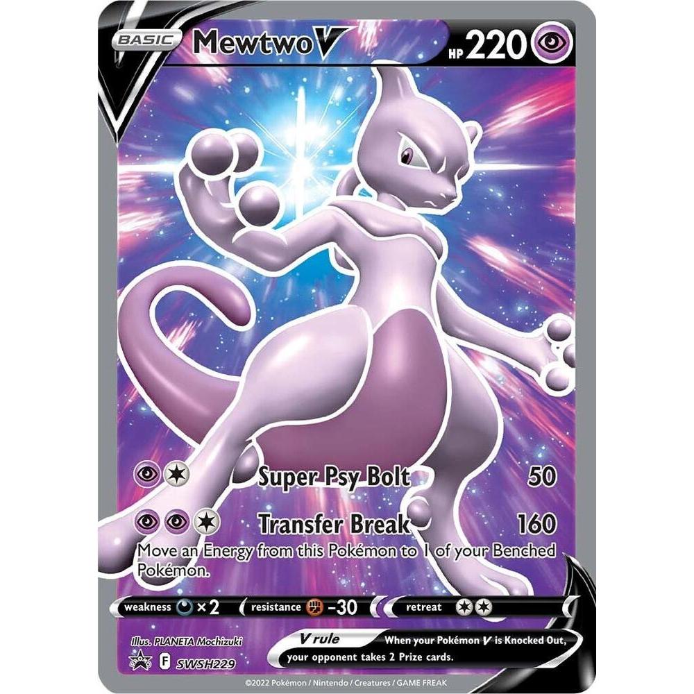 Mewtwo V - SWSH229 - SWSH: Sword & Shield Promo Cards (SWSD)