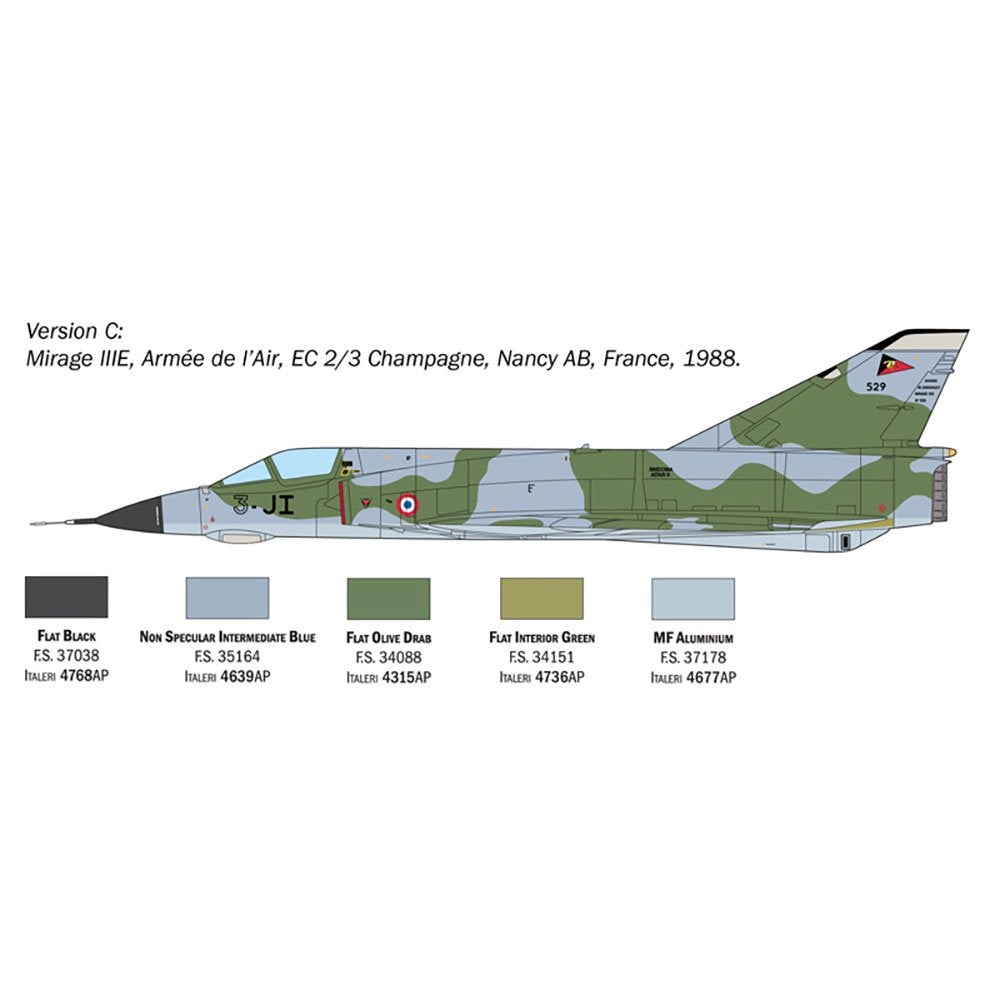 ITALERI MIRAGE III E AUST.DECALS