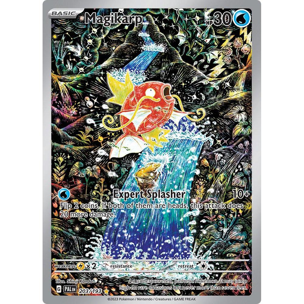 Pokémon TCG Magikarp Scarlet & Violet - Paldea Evolved 203/193 Holo Illustration