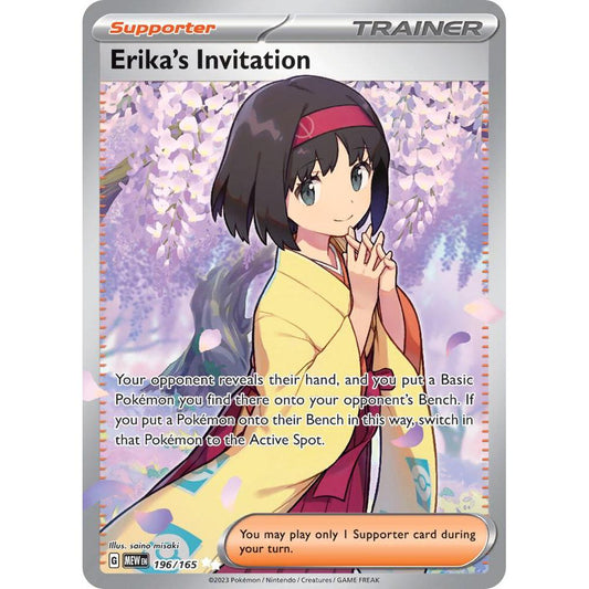 Erika’s Invitation - 196/165 - SV: Scarlet & Violet 151 (MEW)