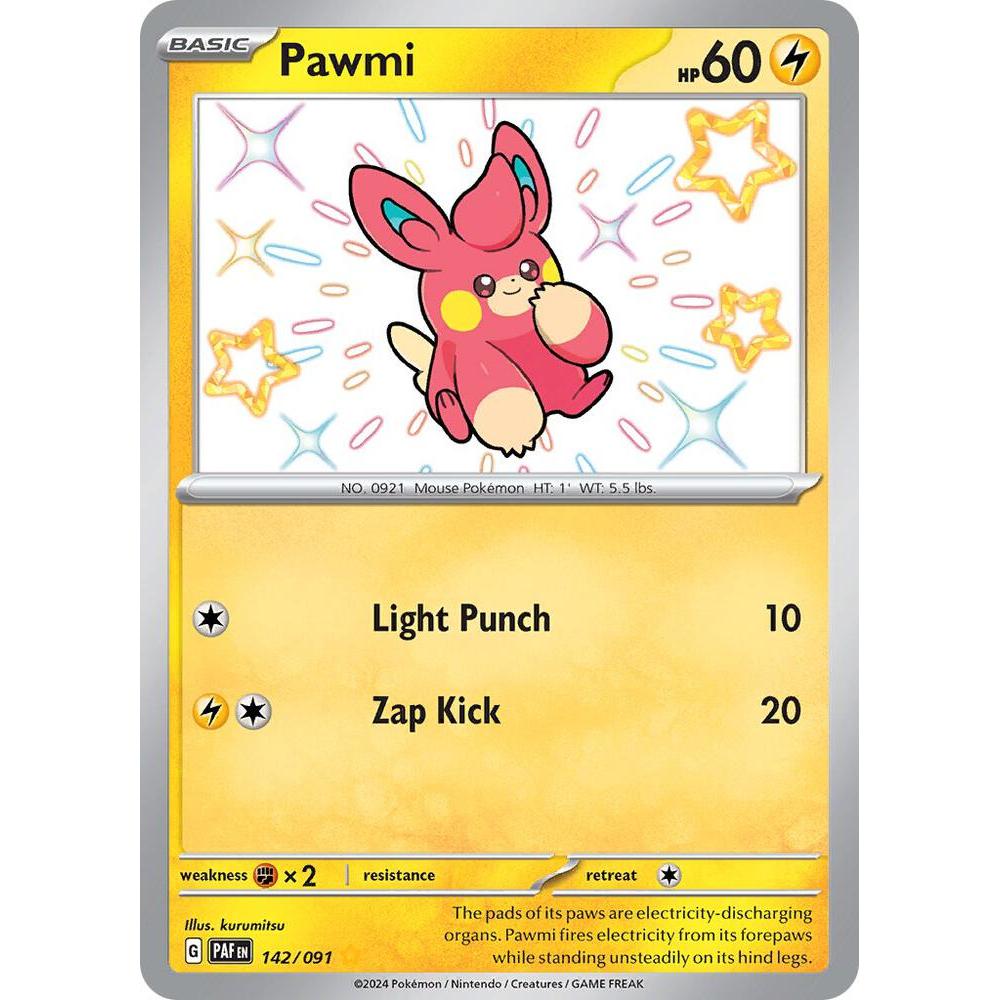 Pawmi - 142/091 - SV3: Paldean Fates (PAF)