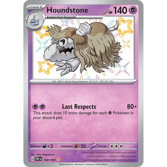 Houndstone - 168/091 - SV3: Paldean Fates (PAF)