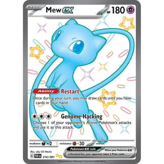 Mew ex - 216/091 - SV: Paldean Fates (PAF)
