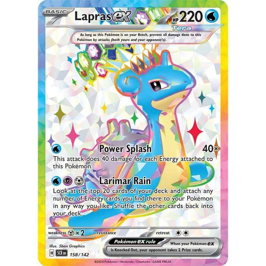 Lapras ex - 158/142 - SV07: Stellar Crown (SCR)