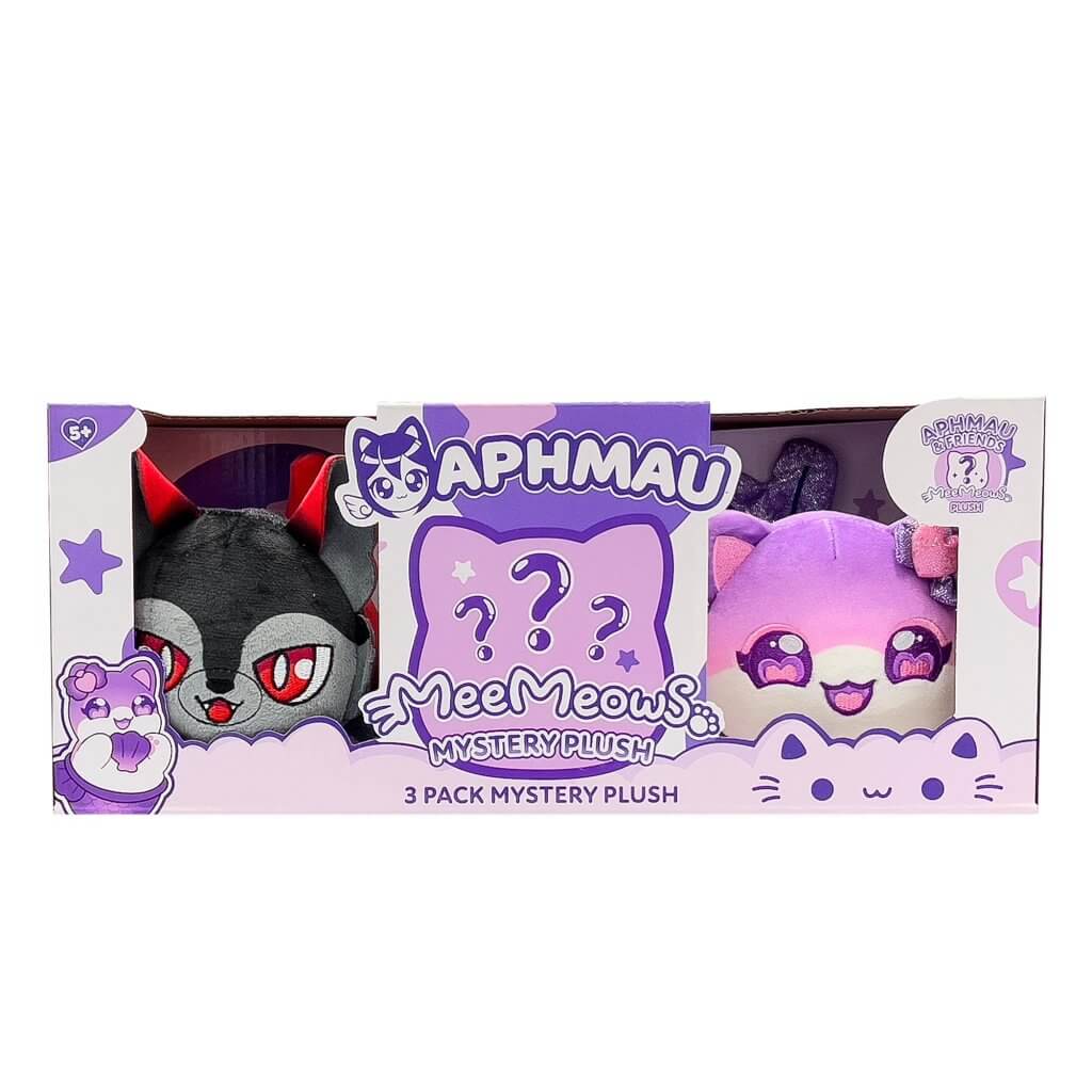 APHMAU MeeMeow 6" Plush Aphmau & Friends Collection Set - 3 Pack