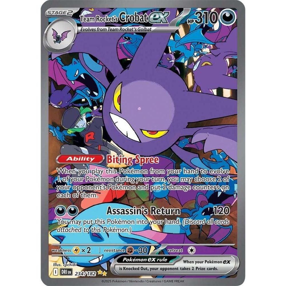 Team Rocket's Crobat ex - 234/182 - SV10: Destined Rivals (DRI)