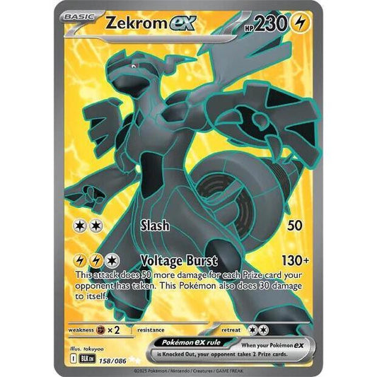 Zekrom ex - 158/086 - SV: Black Bolt (BLK)