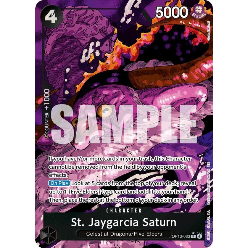 St. Jaygarcia Saturn Alt Art OP13- 083 - Carry On His Will - One Piece TCG English