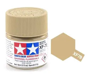 TAMIYA ACRYLIC MINI XF78 WOODEN DECK TAN
