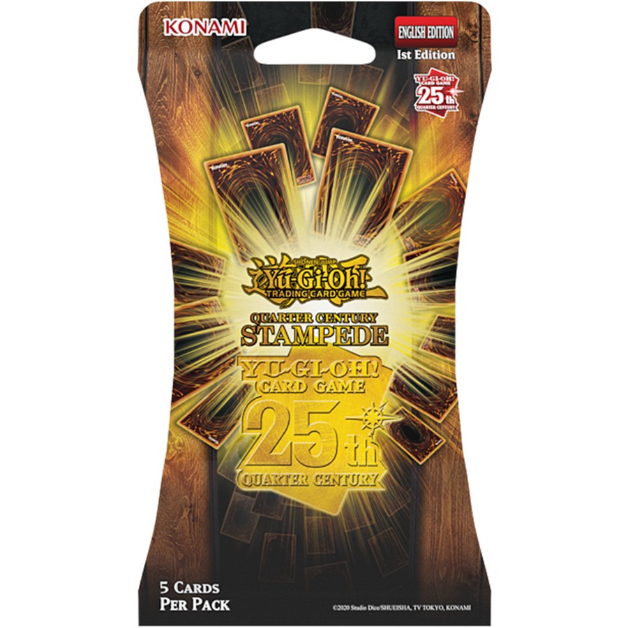YU-GI-OH! TCG Quarter Century Stampede Collection 5 x card Blisters