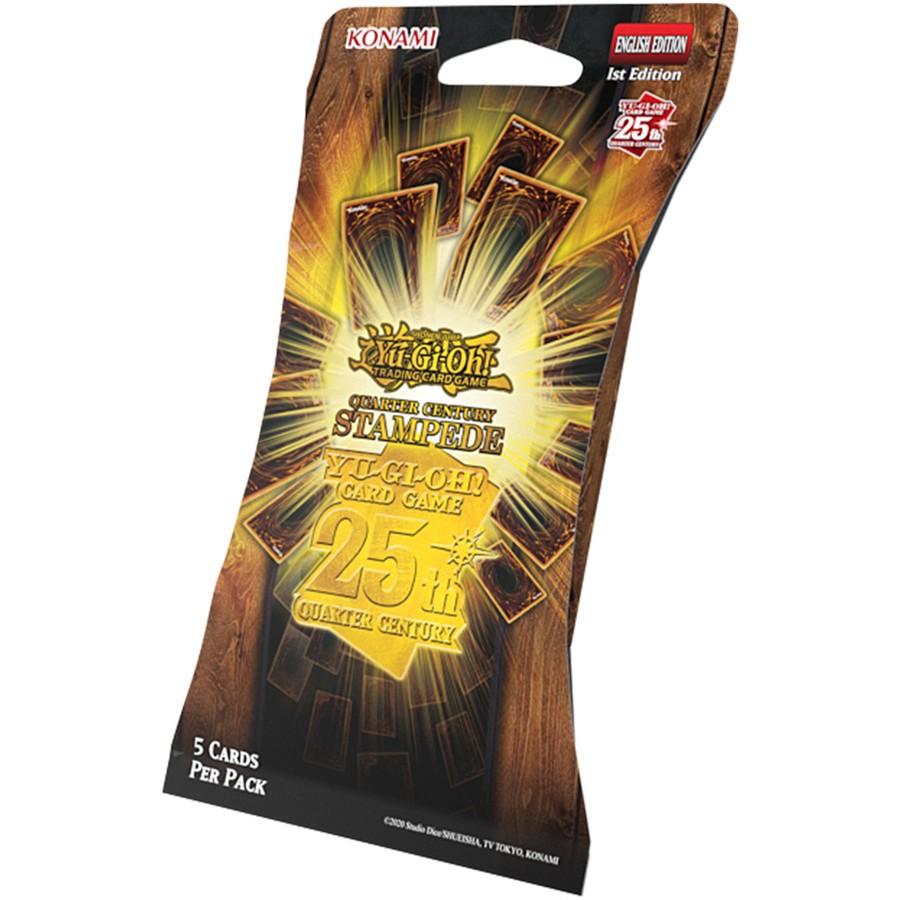 YU-GI-OH! TCG Quarter Century Stampede Collection 5 x card Blisters