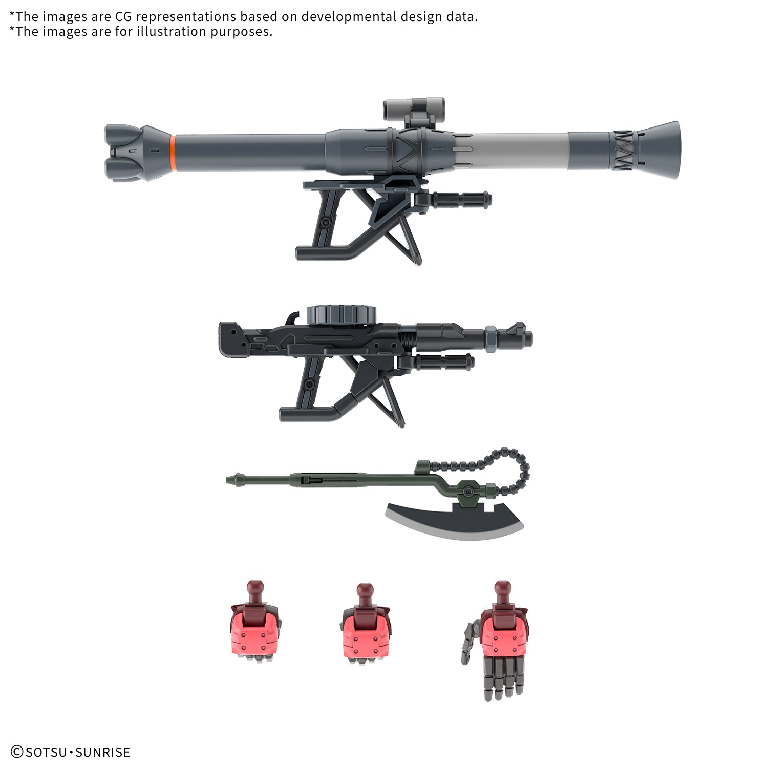 HG 1/144 CHAR'S ZAKU (GQ)