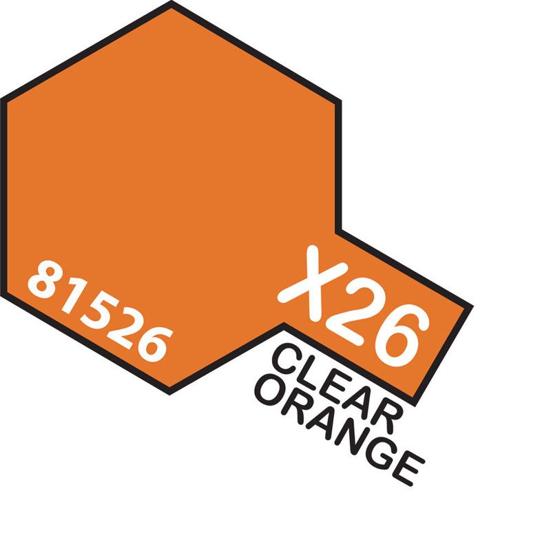 TAMIYA ACRYLIC MINI X-26 CLEAR ORANGE