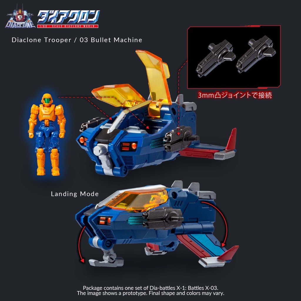 DIACLONE DIA-BATTLES X3 ALTERED BULLET MODULE