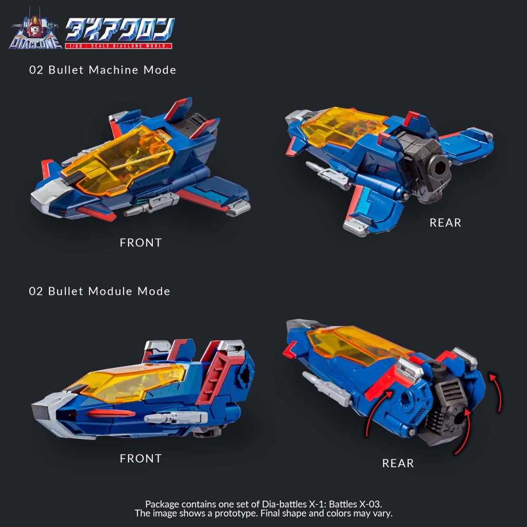 DIACLONE DIA-BATTLES X3 ALTERED BULLET MODULE