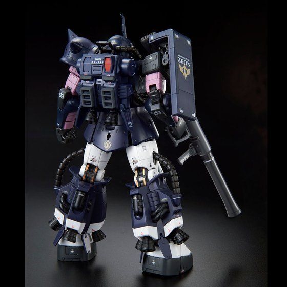 P Bandai RG 1/144 MS-06R-1A Zaku II Black Tri Stars