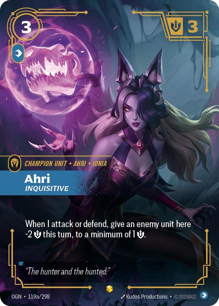 Ahri Inquisitive Alternate Art