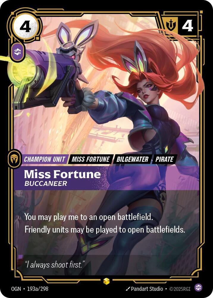 Miss Fortune Buccaneer Alternate Art