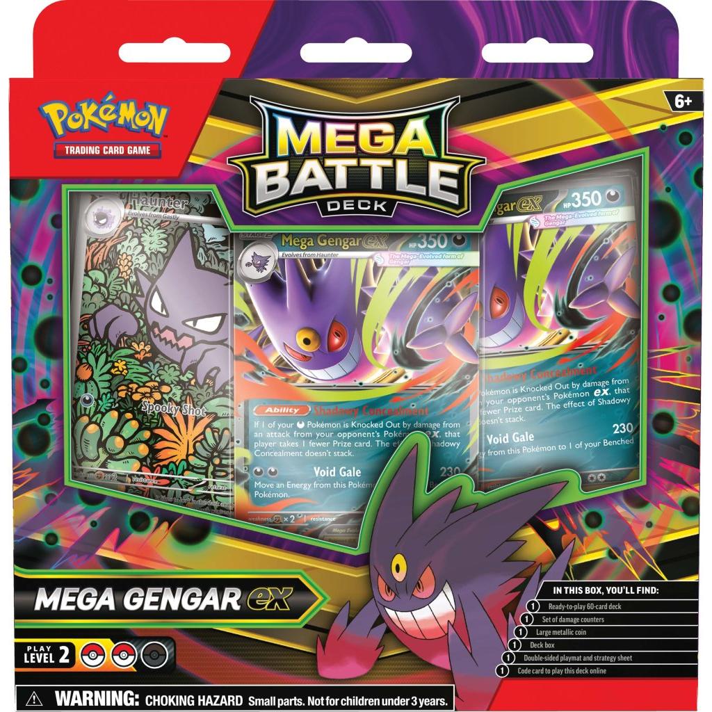 Pokémon TCG: Mega Battle Deck—Mega Gengar ex / Mega Diancie ex
