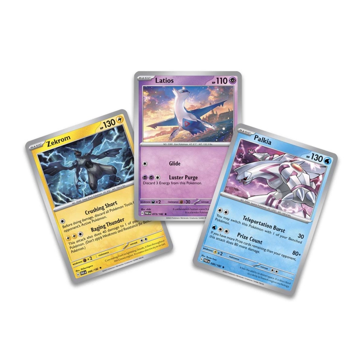 Pokemon TCG: Enhanced 2 PK Blisters - Latios, Zekrom, Palkia