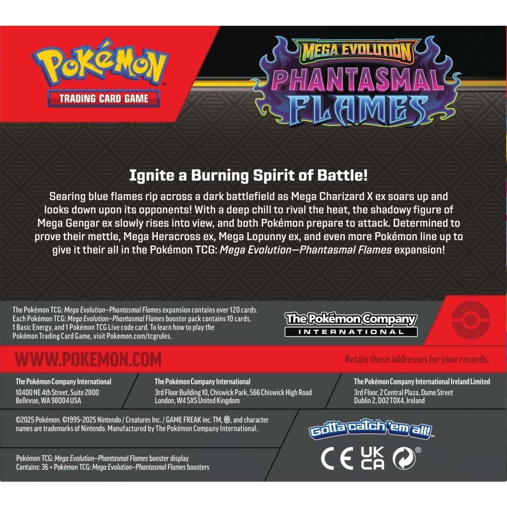 Pokemon TCG Mega Evolutions 2 Phantasmal Flames Booster