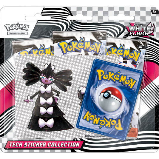 Pokemon TCG Scarlet & Violet 10.5 White Flare Tech Sticker Blister