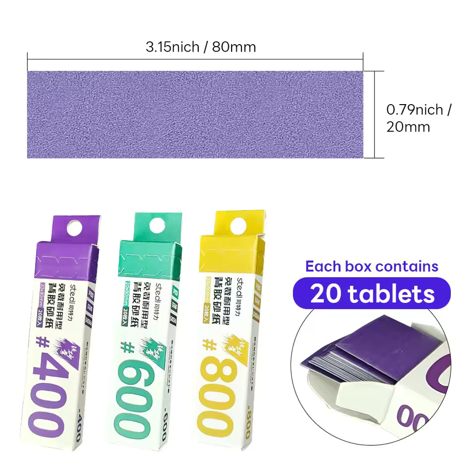 STEDI Adhesive Backed Sandpaper Set