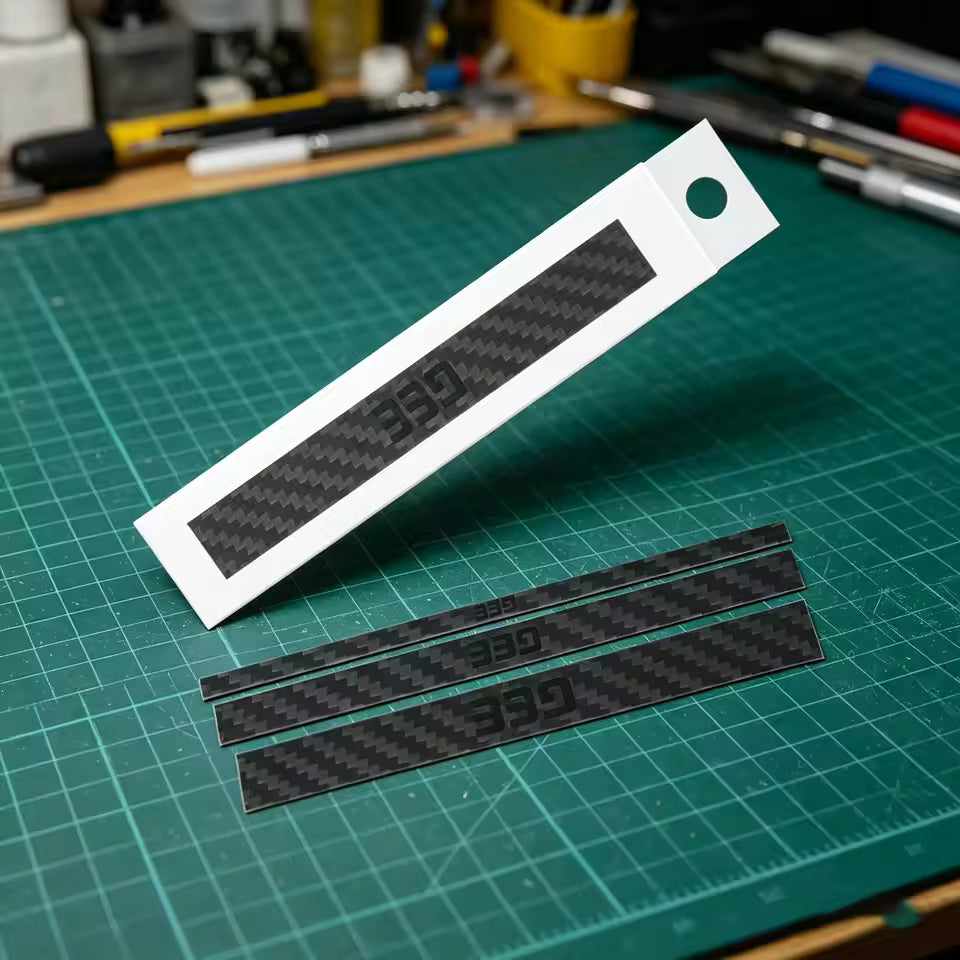 Geehobby GH-A01 Carbon Fiber Grinding Plate Polishing Board Model Making Sanding Tool Set for Hobby Assembly
