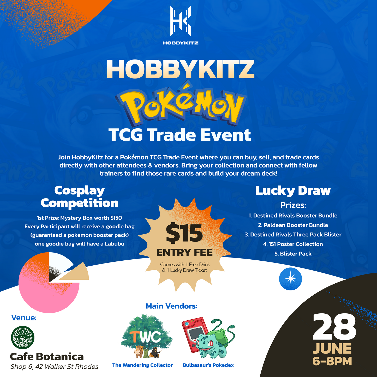 HobbyKitz Pokémon TCG Trade Event Ticket