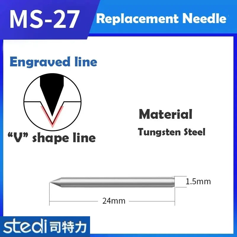 STEDI Replacement Needles for Tungsten Steel Scribing Needles