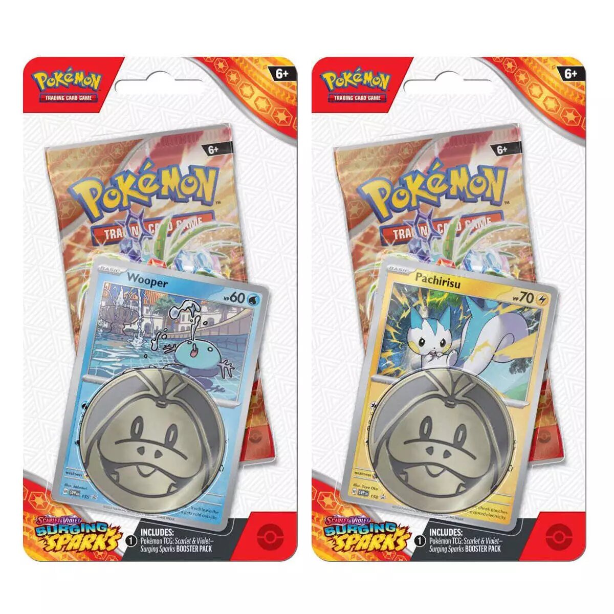 POKÉMON TCG Scarlet & Violet 8 Surging Sparks Checklane Blister