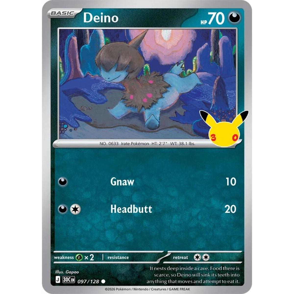 Deino - 097/128 Common ME:30th Anniversary