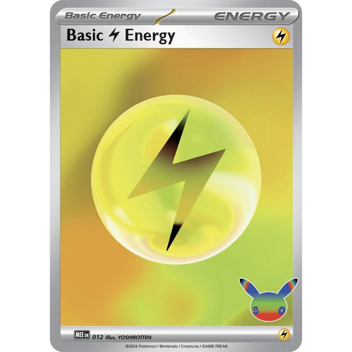 Basic Lightning Energy - 012 Futuristic Rare ME:30th Anniversary