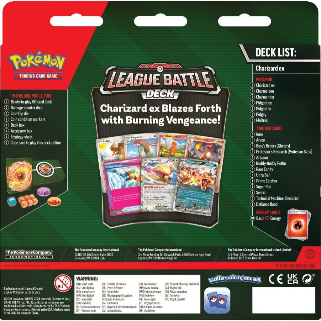 POKÉMON TCG League Battle Deck Charizard ex